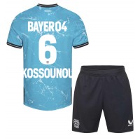 Dětský fotbalový dres Bayer Leverkusen Odilon Kossounou #6 2023-24 Třetí Krátký Rukáv (+ trenýrky)